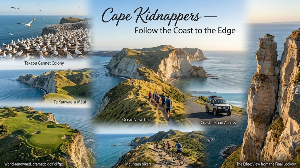 Cape Kidnappers -Place  to visit in Hawke’s Bay- 10 Places Worth Leaving the Main Road For 2026