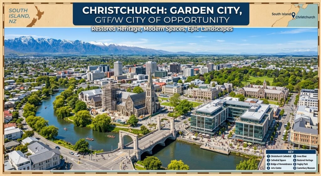 Christchurch nz - top cities in new zealand