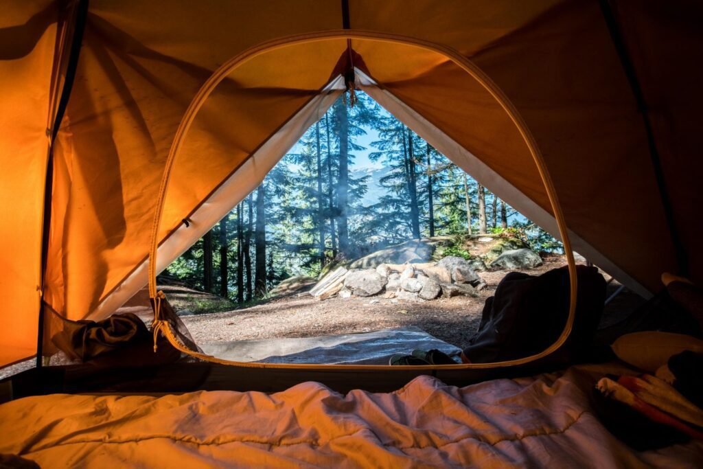 camping at lakuri bhanjyang
