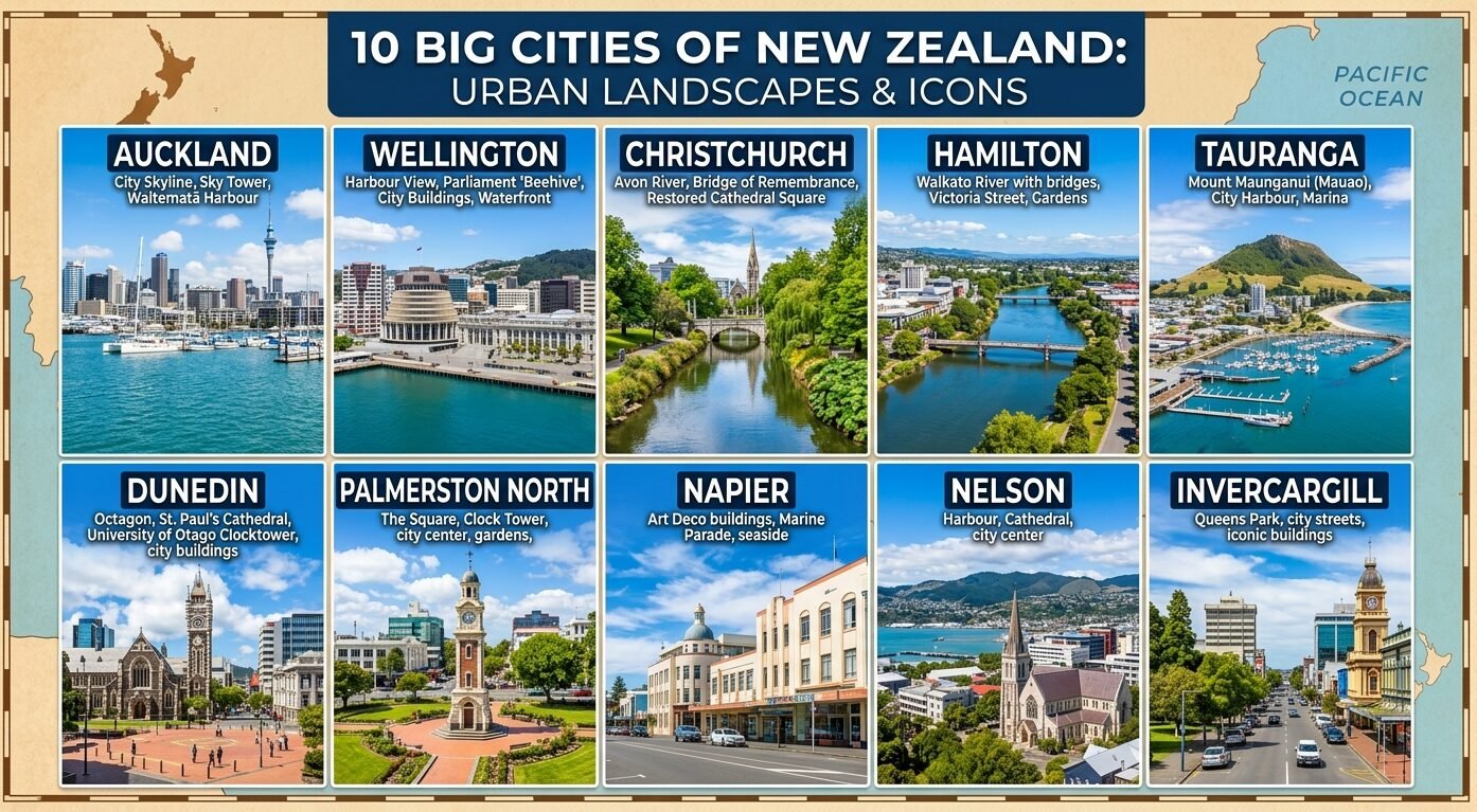 top 10 Cities in New Zealand- check photography
