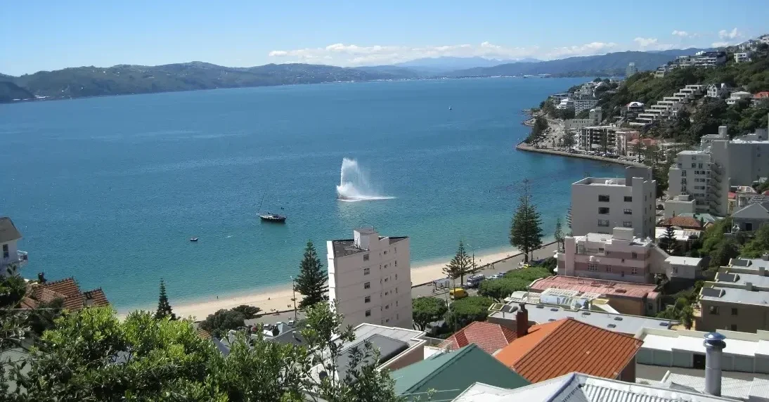Oriental bay beach