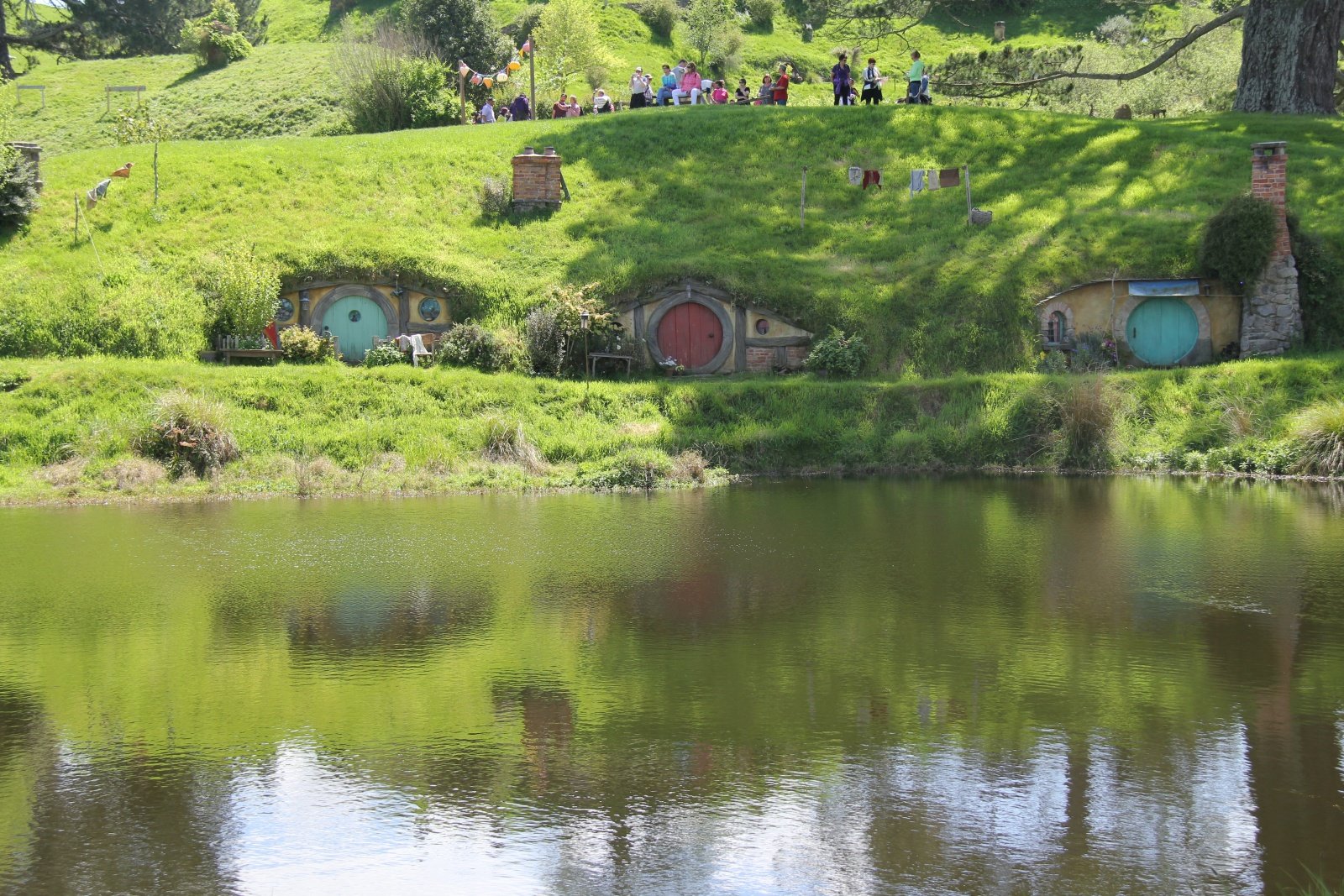 Hobbiton Movie Set New Zealand in Matamata