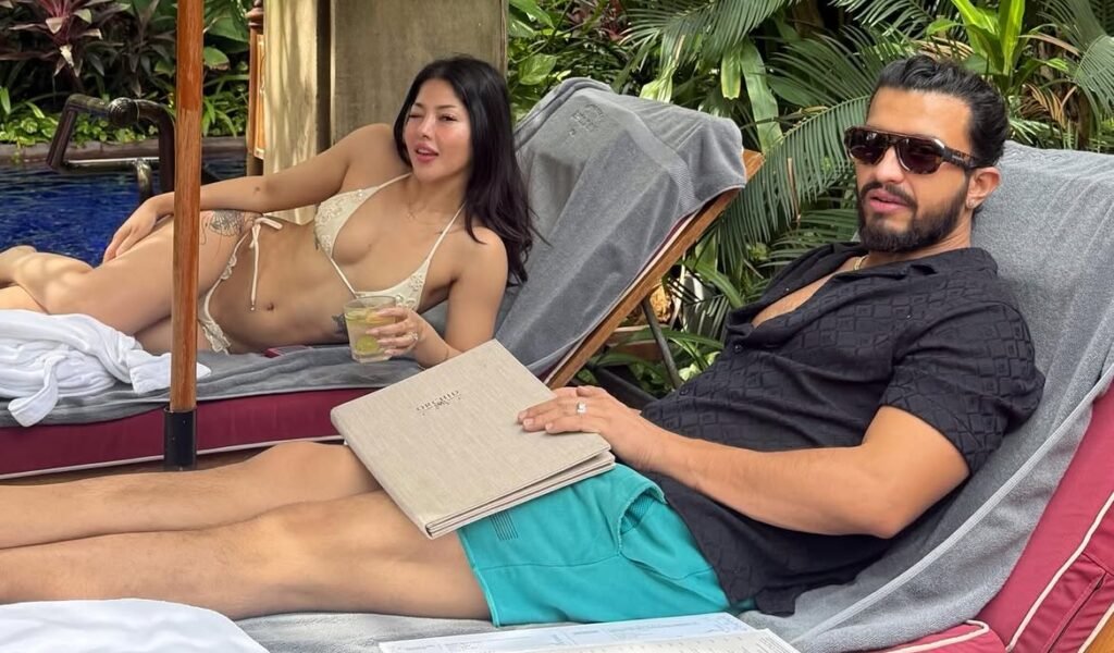 hot and sexy photo of Samragyee RLS with fiance