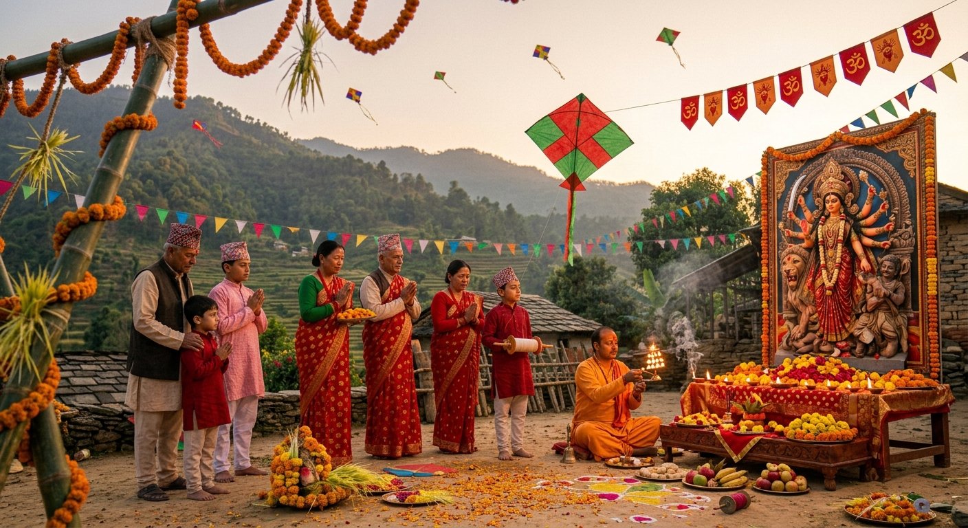 Dashain Wishes in Nepali / source:gemini