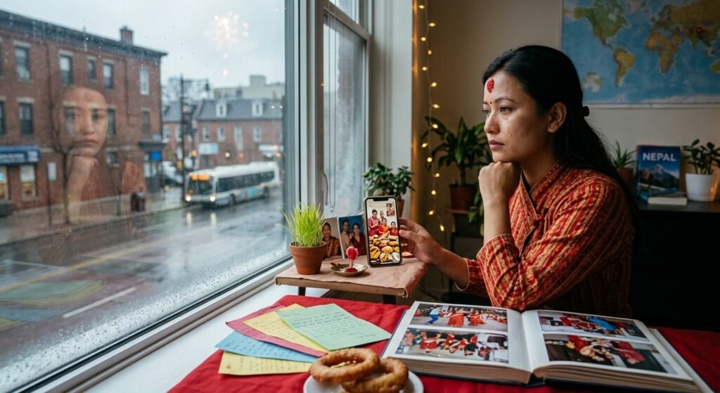 Missing dashain fest while in abroad