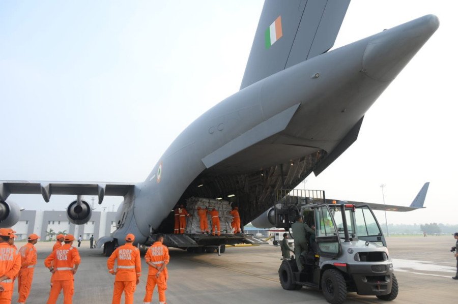 Indian aids and rescue assistance accepted after a week