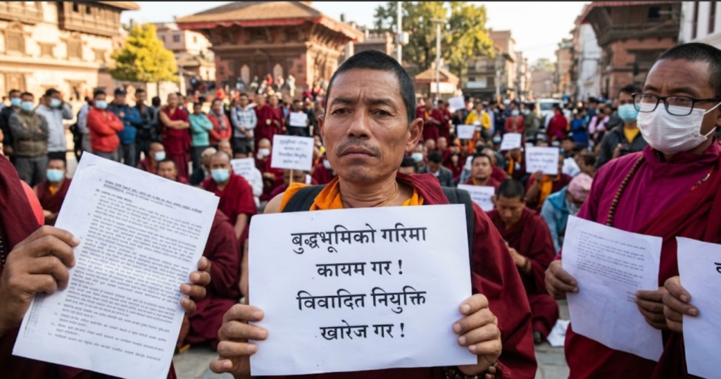 Ani Choying Drolma controversy protest in maitighar