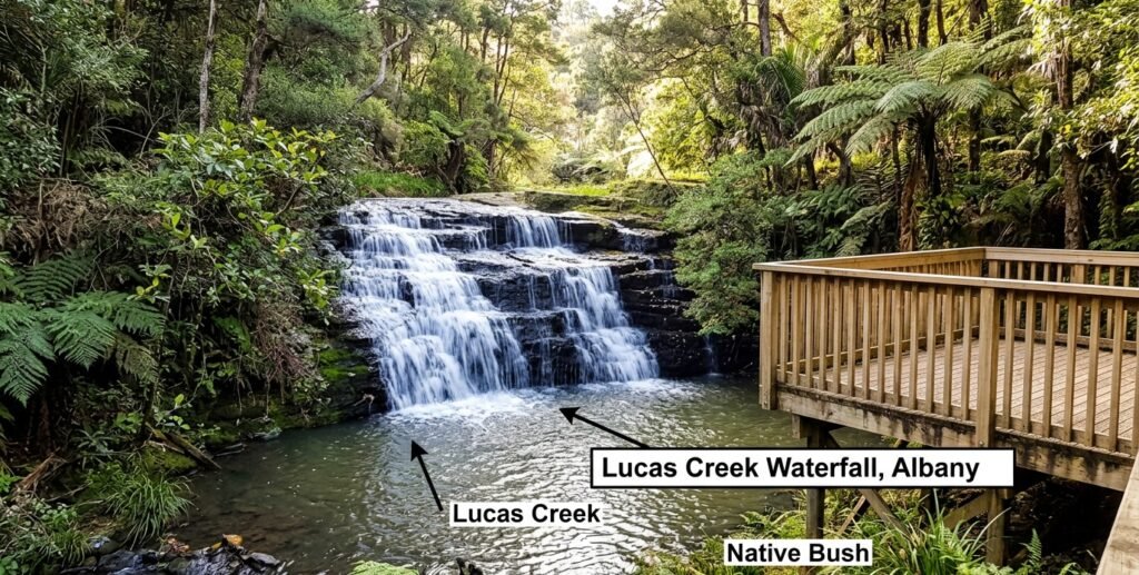Auckland waterfall-lucas creek waterfall