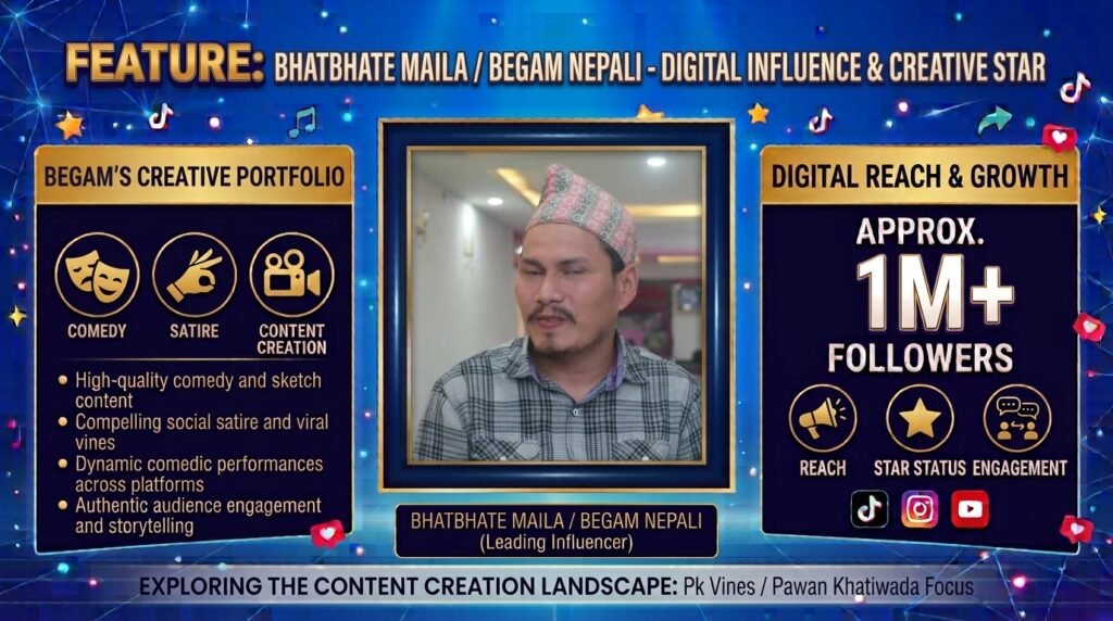 Bhatbhate Maila-The Asquare Crew-Top Nepali TikTokers in 2026-Viral Creators to Know