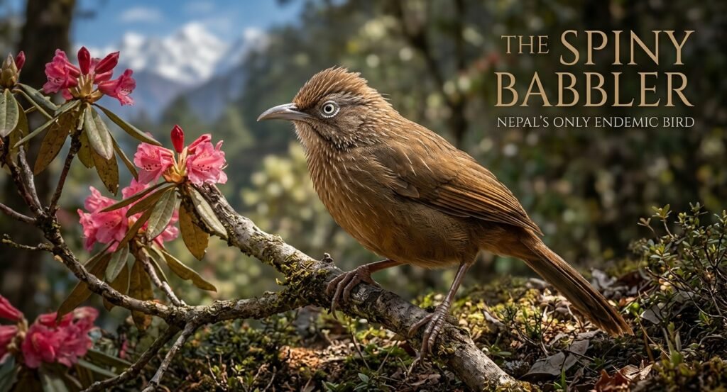 Birds of Nepal - Spiny Babbler