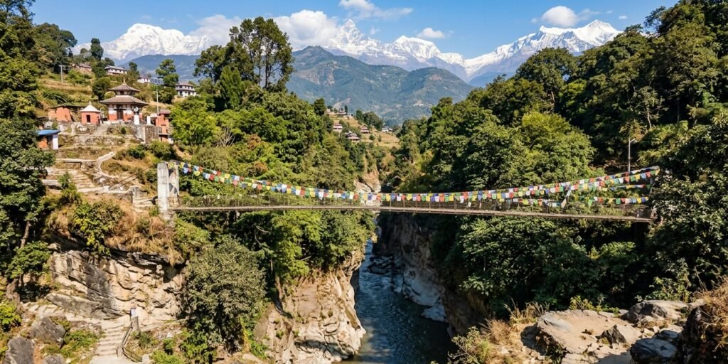 Chobhar Gorge near Kathmandu associated with the legend of Kathmandu Valley