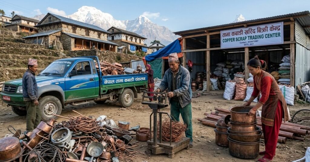 Copper Scrap Collection and Resale market in Nepal