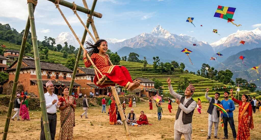 Dashain 2083-Kite Flying and Bamboo Swings