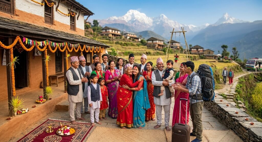 Family Reunions and Travelling Home during dashain 2083