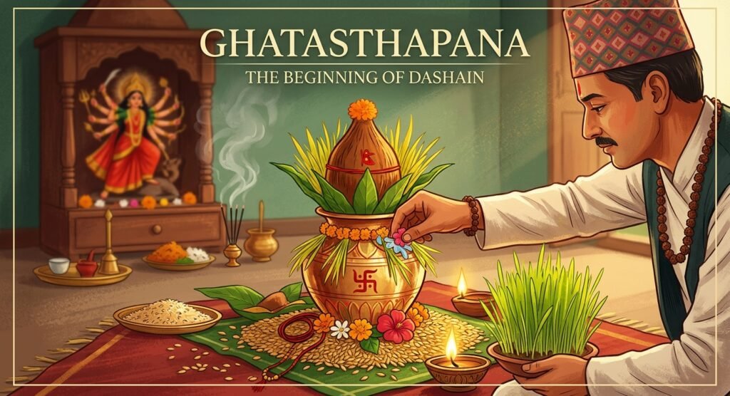 Ghatasthapana-The Beginning of Dashain 2083