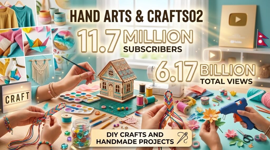 Hand arts & Crafts02 - Nepal’s Biggest YouTube Channels in 2026