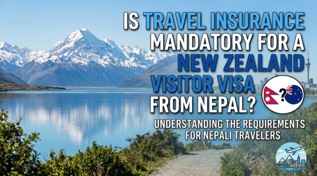 Is Travel insurance mandatory for a New Zealand Visitor Visa from Nepal?