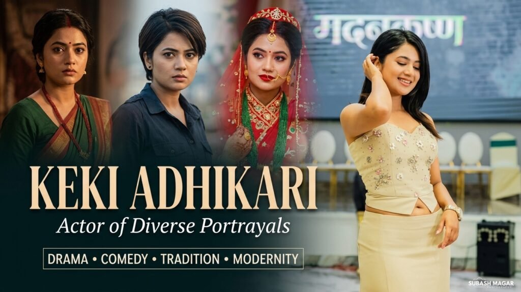 Keki Adhikari-Nepali female celebrities-check photography