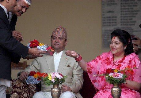 King Gyanandra and Queen participating events
