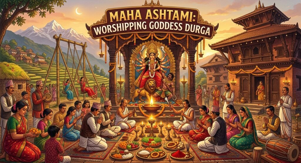 Dashain festival in Nepal