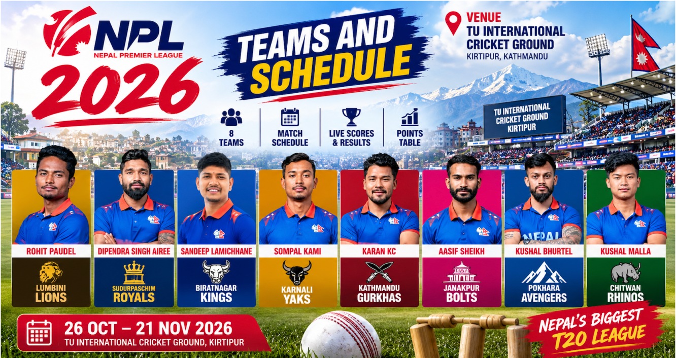 Nepal Premier League 2026 cricket tournament in Kirtipur