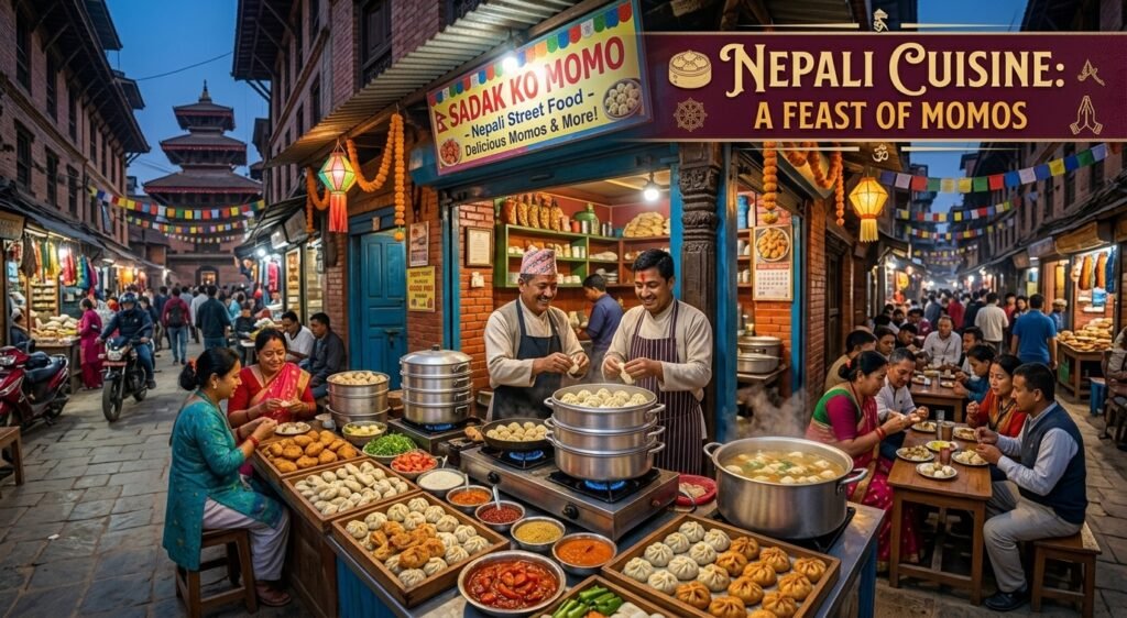 Place to eat in kathmandu-Nepali Momo restaurant in kathmandu