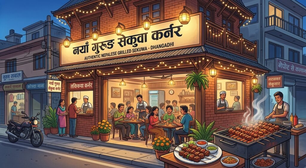 New Gurung Sekuwa Corner-top 10 restaurants in dhangadhi