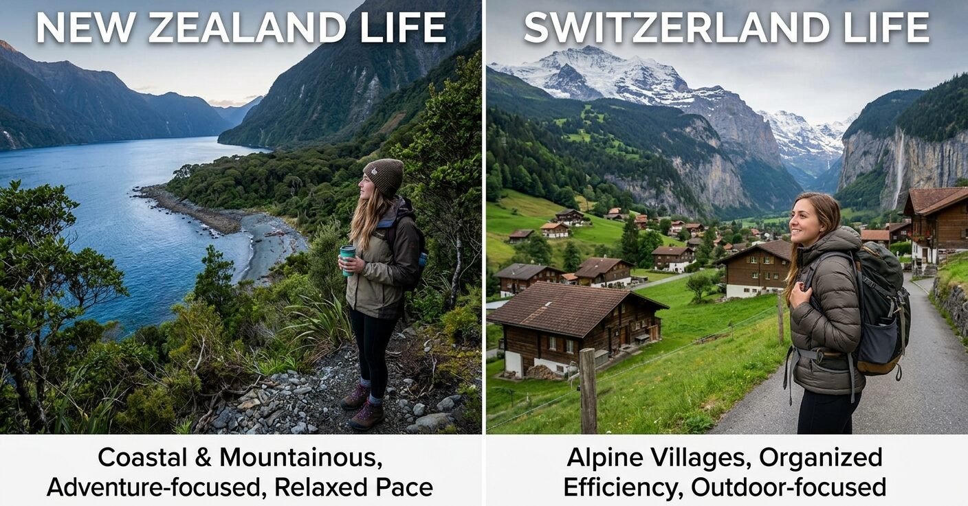 New zealaland life vs Switzerland life