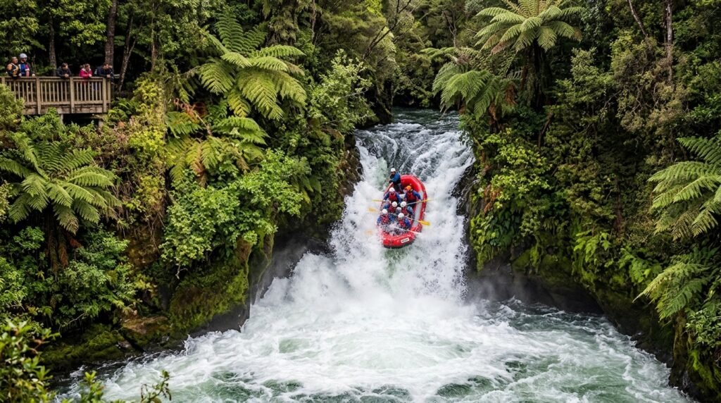 Okere fall - Rotorua Beyond the Geysers nepali traveller