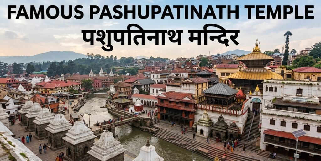 Pashupatinath Temple beside the Bagmati River in Kathmandu