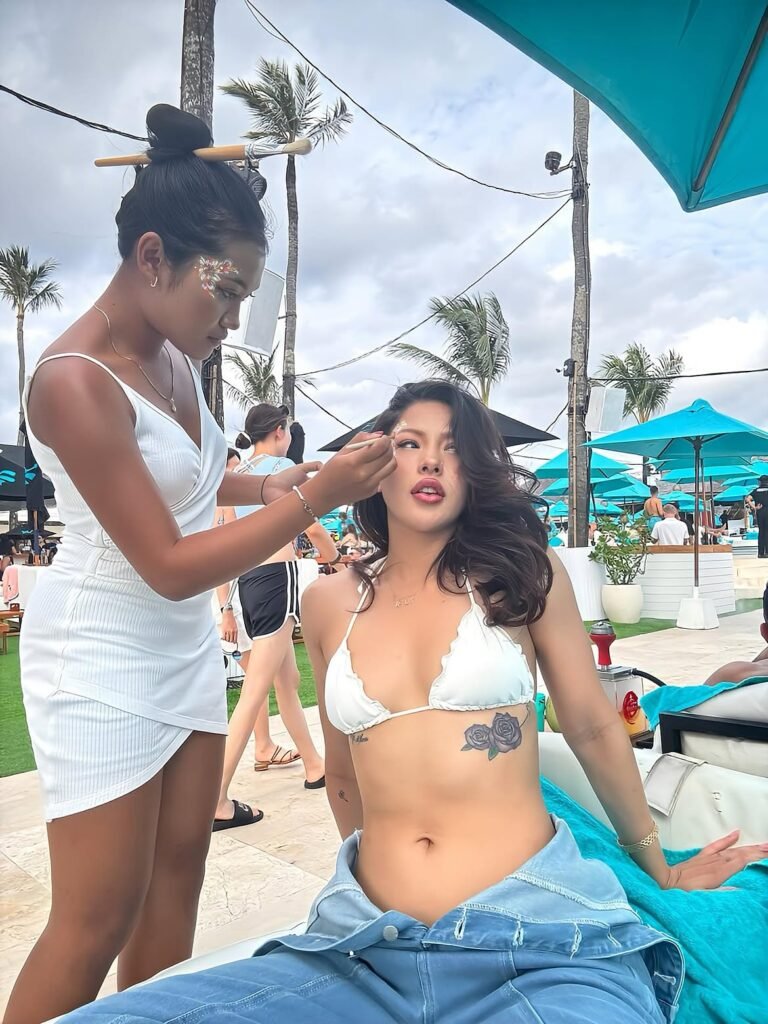 Samragyee rajya laxmi in bikini picture at bali vacation (2)