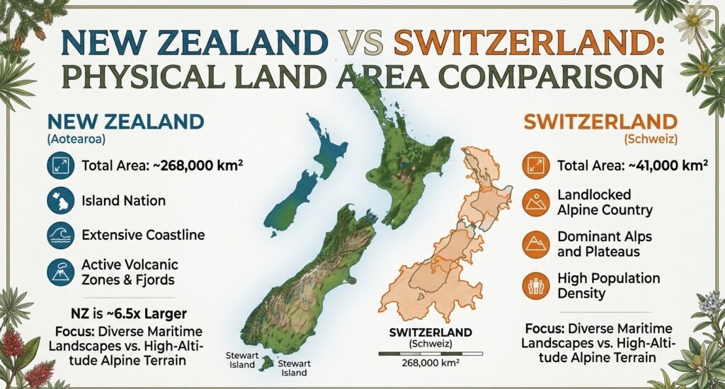 Switzerland vs New Zealand- Which is better