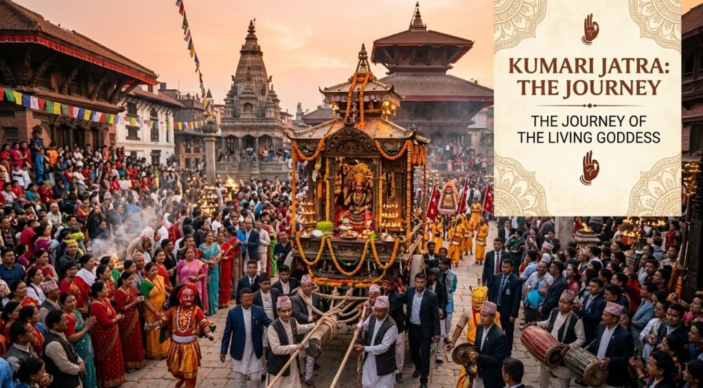 living Goddess Kumari Jatra festival in Kathmandu